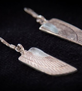 Isis earring silver
