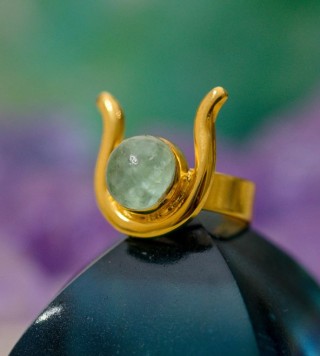 Hathor ring gold-plated