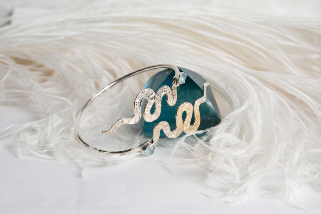 Cleopatra-andara bracelet, silver